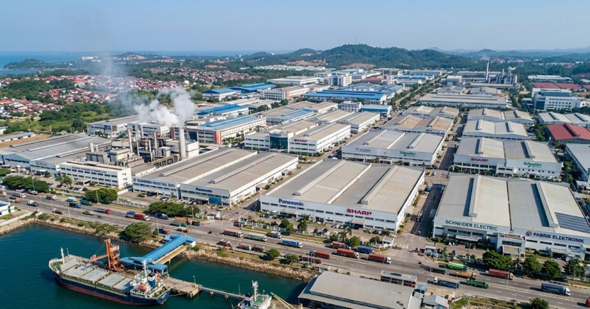Kawasan industri Batam dengan berbagai perusahaan besar - batamdaily.id